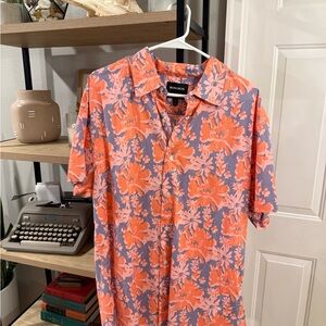 Bonobos Riviera Short Sleeve Button Shirt - Men’s XL - Standard Fit LONG